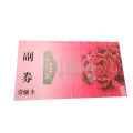 Customized design watermark security holographic hang tag/card/ticket CMYK printing